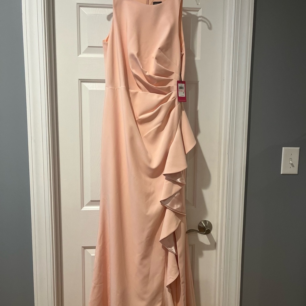 Vince Camuto Blush Sleeveless Gown